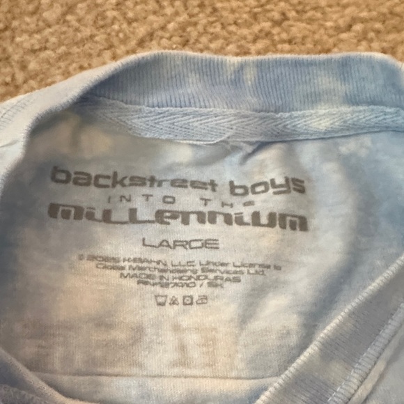 NEW Backstreet Boy’s Tie Dyed T-Shirt from Into the Millennium Sphere Winter L - Picture 6 of 14